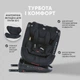 Детское автокресло от 0 до 12 лет EL CAMINO ME 1114 EVEREST Black, група 0+/1-2-3, крепление isofix, поворот 360 - изображение 3