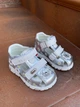 Босоніжки для дівчинки Weestep 24 сріблястий (0381) - зображення 2