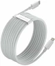 Зарядний кабель Baseus Simple Wisdom Kit (2шт) Type-C to Lightning PD 20W 1.5m White (TZCATLZJ-02) - зображення 4