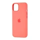 Чехол для iPhone 15 силиконовый Soft-touch Silicone Case Full Size (AA) Pink Pomelo - изображение 1