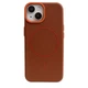 Силіконовий чохол для iPhone 13 MagSafe Grain Texture Saddle Brown - зображення 1