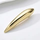 Брошь BROCHE Модерн Вертикаль из стали золотистая BRBF115505 - изображение 4