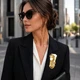 Брошь BROCHE Модерн Арт Лицо из стали золотистая BRBF115502 - изображение 4