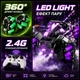 Радиоуправляемая машинка болид 4×4 с LED-подсветкой, дрифтом 360°, omni-колесами, эффектом пара, пультом 2.4GHz и USB-зарядкой, голубой - изображение 3