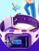 Дитячий смарт годинник Lemfo Y28 з GPS геолокацією, Wi-Fi, відеодзвінками, прослуховуванням, Nano-SIM, кнопкою SOS, голосовим чатом, камерою та вологозахистом IP67 Синій - зображення 8