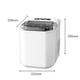 Ледогенератор Ice Maker HZB-12/G Портативный ледогенератор 1.3 л, 12 кг льда за 24 часа Белый - изображение 2