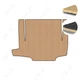 Коврик в багажник Star-Tex на BMW 1-Series E87 (2004 - 2013) 5-ти дверная версия органайзер слева текстиль/Fortuna Бежевый + Коричневый - изображение 1