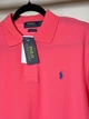 Мужская футболка поло Ralph Lauren Classic Fit Mesh Polo Shirt коралловая, размер XL (RL13002.10XL) - изображение 5