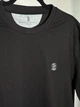 Мужская футболка Brunello Cucinelli Logo-Print Cotton-Jersey T-Shirt черная, размер XL (BC12001.6XL) - изображение 6