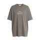 Мужская футболка в стиле Stone Island Compass Organic T-Shirt серая, размер M (SI12007.4M) - изображение 1