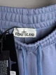 Мужские шорты в стиле Stone Island Compass Embroidered Brushed Cotton Fleece Shorts, Avio Blue/Purple размер M (SI18001.4M) - изображение 6