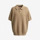 Мужская футболка поло Ralph Lauren Cable Knit бежевая, размер M (RL13001.14M) - изображение 1