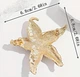 Брошка акцентная Морская звезда Jeweston Золотистая - изображение 7