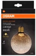 Светодиодная лампа OSRAM DECOR LED FLAT LAMP CRACKED GLASS ROUND BROWN 3.5W 300Lm 2700K E27 (4099854608445) - изображение 2