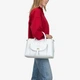 Сумка женская кожаная тоут большая Regina Notte Tote 4286 Белый - изображение 2