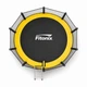 Батут усиленный Fitonix для детей и взрослых, защитная сетка, стремянка, 252 см, до 120 кг, черно-желтый - изображение 4