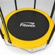 Батут усиленный Fitonix для детей и взрослых, защитная сетка, стремянка, 252 см, до 120 кг, черно-желтый - изображение 6