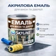 Акрилова емаль SkyLine Wood для вікон та дверей без запаху RAL 7024 Графітова 0.75 л - зображення 1