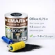 Акриловая эмаль SkyLine Wood для окон и дверей без запаха RAL 9004 Чёрная 0.75 л - изображение 2