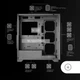 Корпус для ПК / Mars Gaming MC-XP / Mid Tower / Без БП / Панорамное стекло / Черный (102026581) - изображение 5