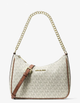 Сумка жіноча кросбоді MICHAEL KORS Jet Set Signature Logo Convertible Crossbody Bag 35F5GTVC0B VANILLA молочна з коричневим - зображення 2