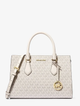 Сумка Michael Kors Sheila Medium Satchel 35S3G6HS2B LT CRM MULTI молочна - зображення 1