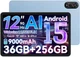 Планшет 12'' 2К Blackview Mega 2 (12+24)/256Gb / 8 ядер / Android 15 / 9000 мАч / Голубой (102011465) - изображение 1