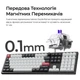 Клавіатура бездротова Keychron Q6 HE Magnetic Switch Чорна - зображення 9