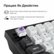 Клавіатура бездротова Keychron Q6 HE Magnetic Switch Чорна - зображення 12