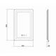 Зеркало Q-tap Mideya LED DC-F911 с антизапотеванием 500х800 - изображение 10