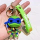 Черепашки ніндзя брелок Леонардо брелоки на рюкзак, ключі Ninja Turtles Leonardo 6,3 см - зображення 3