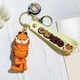 Брелок Гарфілд Garfield кіт іграшка на рюкзак, ключі 7 см - зображення 2