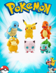 Фигурки Покемон Пикачу Pokemon Pikachu Чармандер Бульбазавр Биртл Джигглипафф набор 6 шт 6-8 см - изображение 2