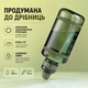 Спортивная бутылка для воды 1 л (1000 мл) с соломинкой Tritan Зеленая. Ударопрочная эко бутылка без BPA - изображение 8