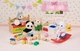 Zestaw figurek Epoch Sylvanian Families Babys Toy Box Snow Rabbit and Panda Babies z akcesoriami (5054131057094) - obraz 7