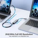Карта видеозахвата VIXLW Video Capture Card, 4K@30FPS Type C to USB A/Type-C 1080P@60FPS. 2K@30FPS c 100Вт Power Delivery - изображение 4