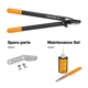 Площинний сучкоріз Fiskars з загнутими лезами (M) L74 112290 (1000582) - изображение 5
