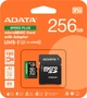 Карта памяти ADATA Speed Plus microSDXC 256GB Class 10 UHS-I U3 V30 A2 + SD адаптер (UD256GUI3V30A2SP-RA1) - изображение 3