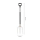 Вила для компосту Fiskars Ergonomic 1070678 - изображение 2