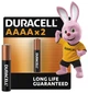 Батарейка Duracell AAAA уп лужні 2 шт. - изображение 1