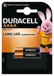 Батарейка Duracell AAAA уп лужні 2 шт. - изображение 3