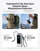 Зовн. акум. ANKER - 25000 mAh 165W PD Built-In Double USB-C Cables (Сріблястий) - изображение 6