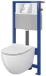 Сидіння - кришка для унітаза Cersanit Zen City Oval Slim K98-0221 Soft Close дюропласт - зображення 3