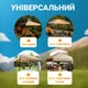 Тент тіньовий навісшатро від сонця та дощу 3х3х2.8 м оксфорд із захистом UPF кемпінгова альтанка садовий намет павільйон Бежевий - зображення 4