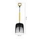 Лопата для прибирання снігу Fiskars полегшена X-series ™ (1057177) - изображение 3