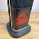 Тепловентилятор керамический Portable Fan Heater HQN218-28QD с увлажнителем воздуха 1500 Вт LED дисплеем сенсорным управлением эффектом пламени черный - изображение 7