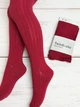 Демисезонные колготки TwinSocks бордовые 98-104 см 310 - изображение 2