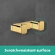 Вешалка для ванной HANSGROHE ADDSTORIS 41755990 полированное золото - изображение 3