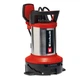 Насос дренажний Einhell Flutset GE-DP 7535 N LL ECO 750Вт, 18500л/год, вис. 9м, глиб. 7м, нержавіюча сталь, 5.7кг - изображение 3