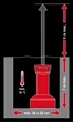Насос дренажний Einhell Flutset GE-DP 7535 N LL ECO 750Вт, 18500л/год, вис. 9м, глиб. 7м, нержавіюча сталь, 5.7кг - изображение 11